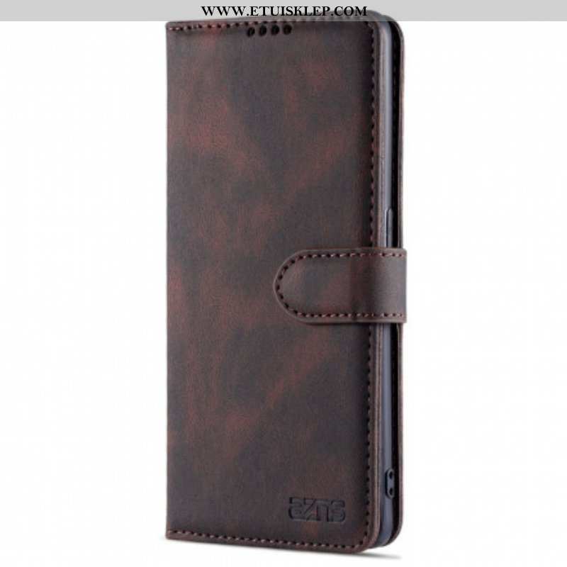 Etui Folio do Oppo Reno 6 5G Azns Couture Z Efektem Skóry